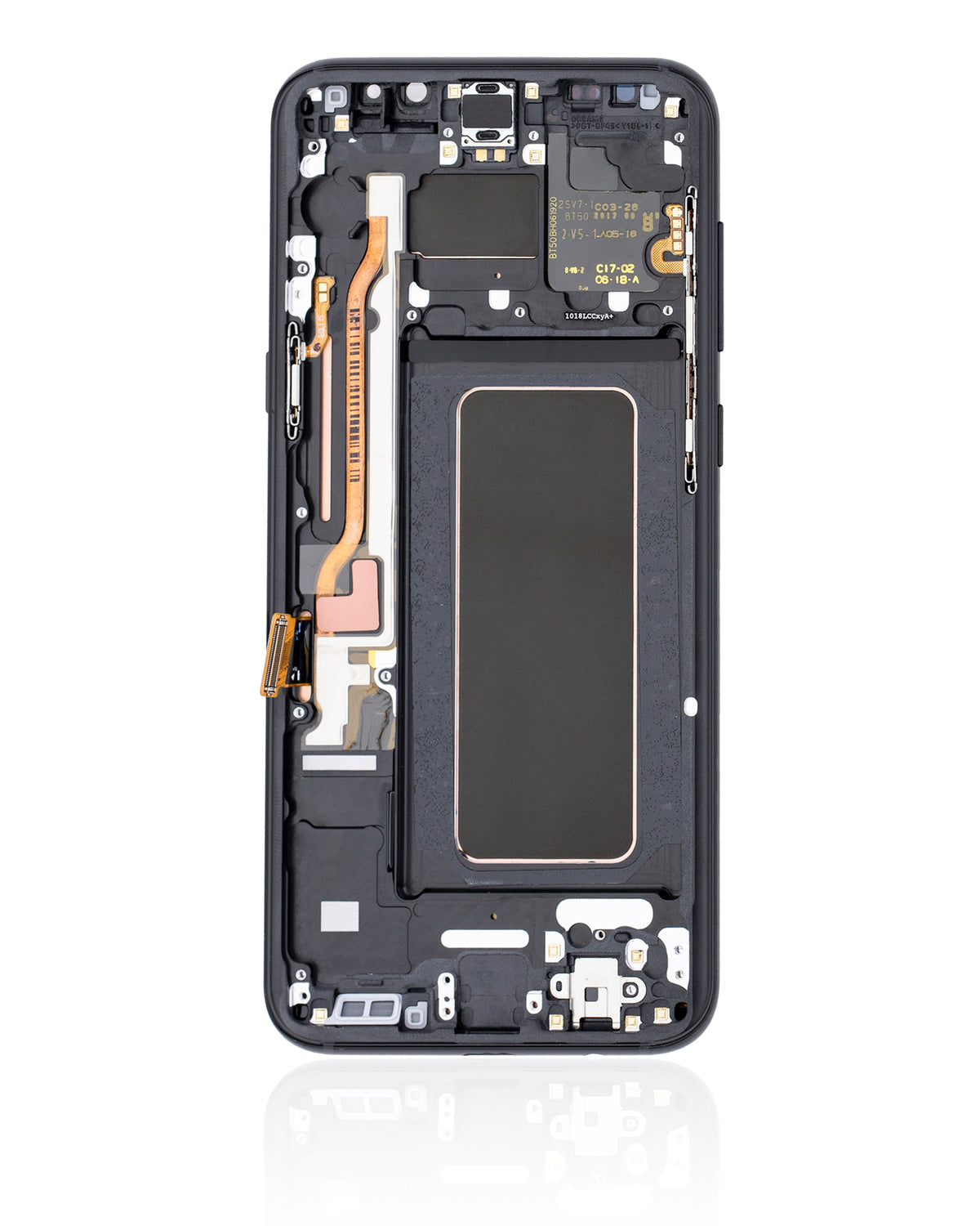 Samsung Galaxy S8 Plus OEM Refurbished OLED Assembly With Frame - Midnight Black - detail 2