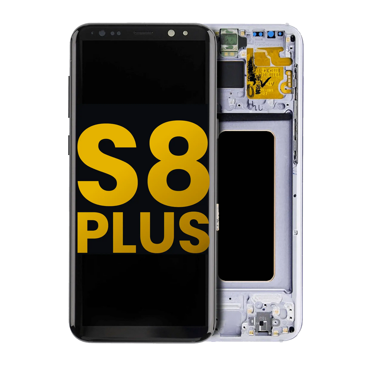 Samsung Galaxy S8 Plus OEM Refurbished OLED Assembly With Frame - Orchid Gray