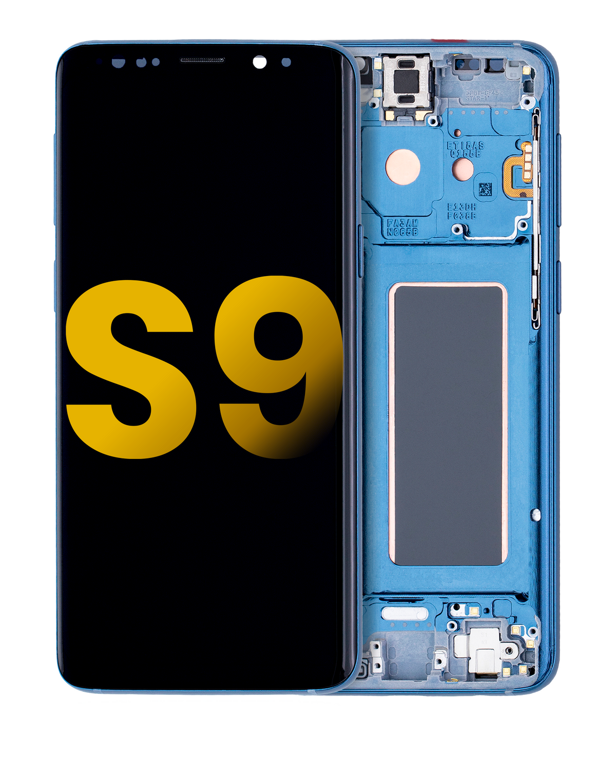Samsung Galaxy S9 OEM Refurbished OLED Assembly With Frame - Coral Blue