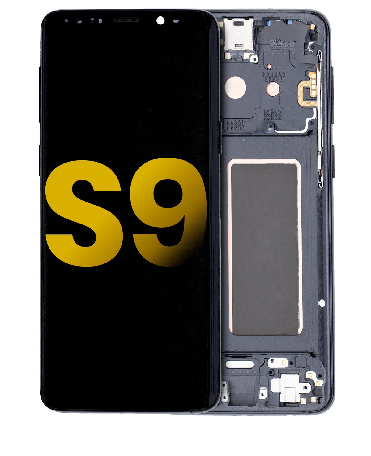 Samsung Galaxy S9 OEM Refurbished OLED Assembly With Frame - Midnight Black
