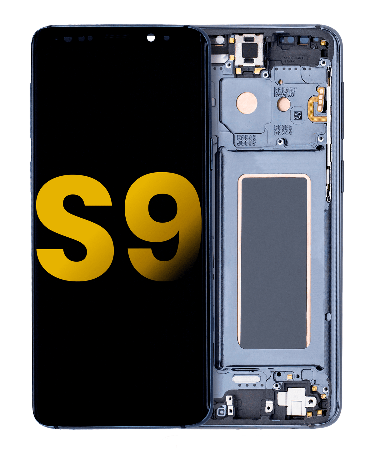 Samsung Galaxy S9 OEM Refurbished OLED Assembly With Frame - Titanium Gray