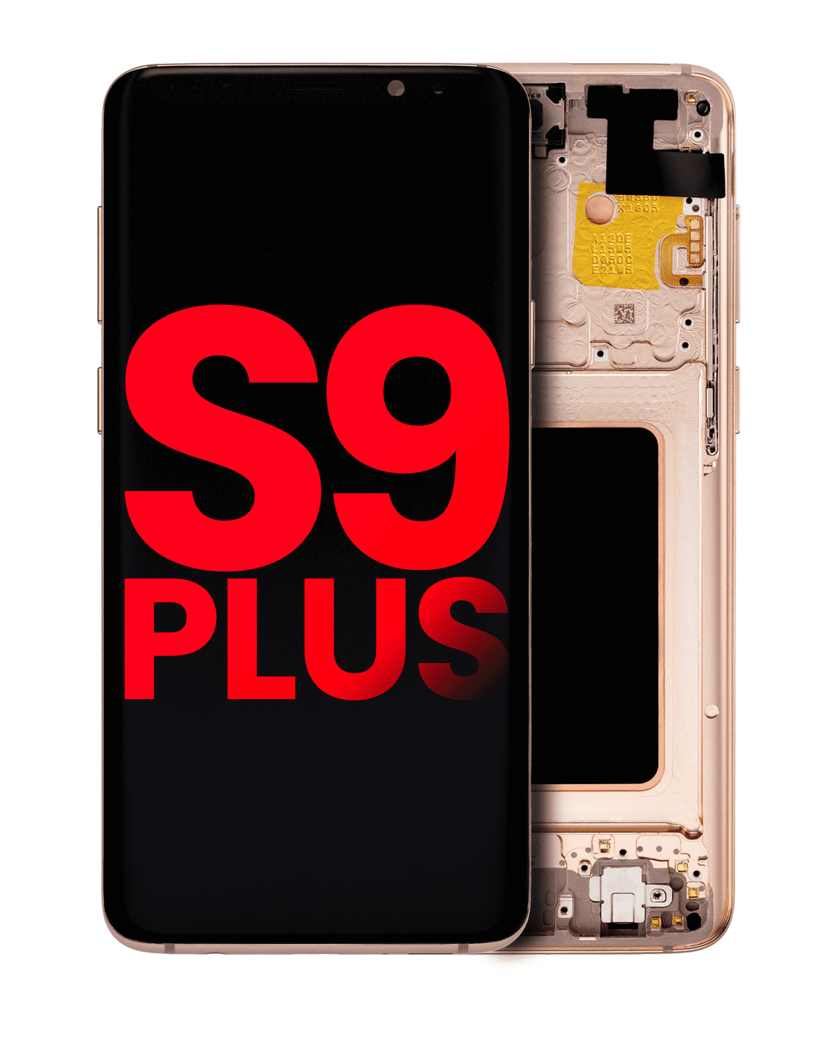 Samsung Galaxy S9 Plus Aftermarket OLED Assembly With Frame - Sunrise Gold