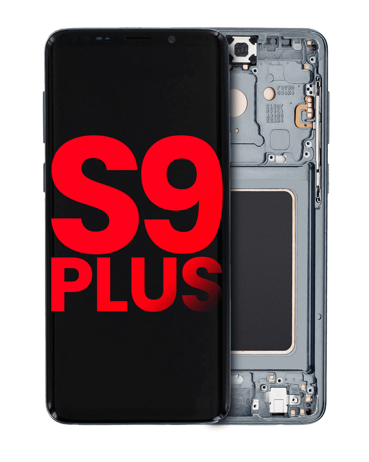 Samsung Galaxy S9 Plus Aftermarket OLED Assembly With Frame - Titanium Gray