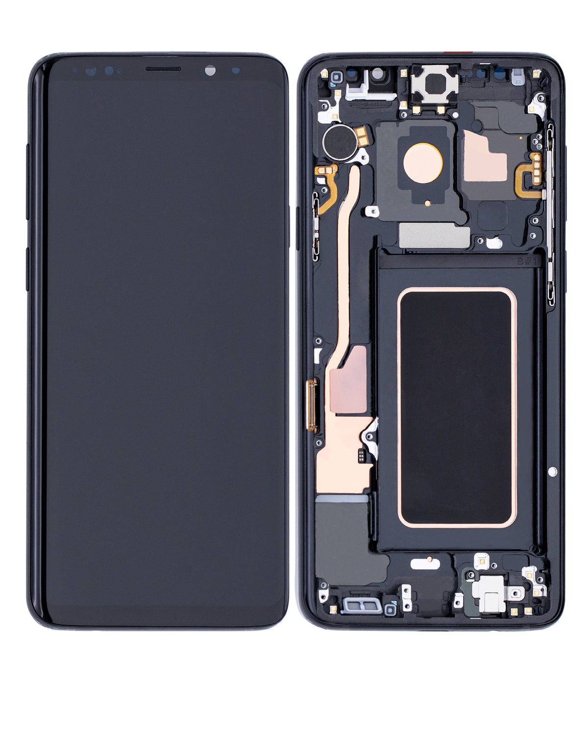 Samsung Galaxy S9 Plus OEM Refurbished OLED Assembly With Frame - Midnight Black - detail 1