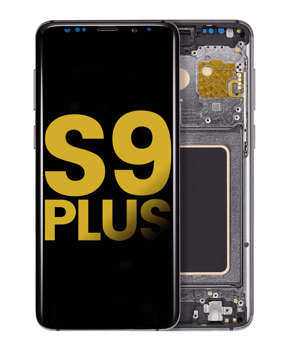 Samsung Galaxy S9 Plus OEM Refurbished OLED Assembly With Frame - Titanium Gray