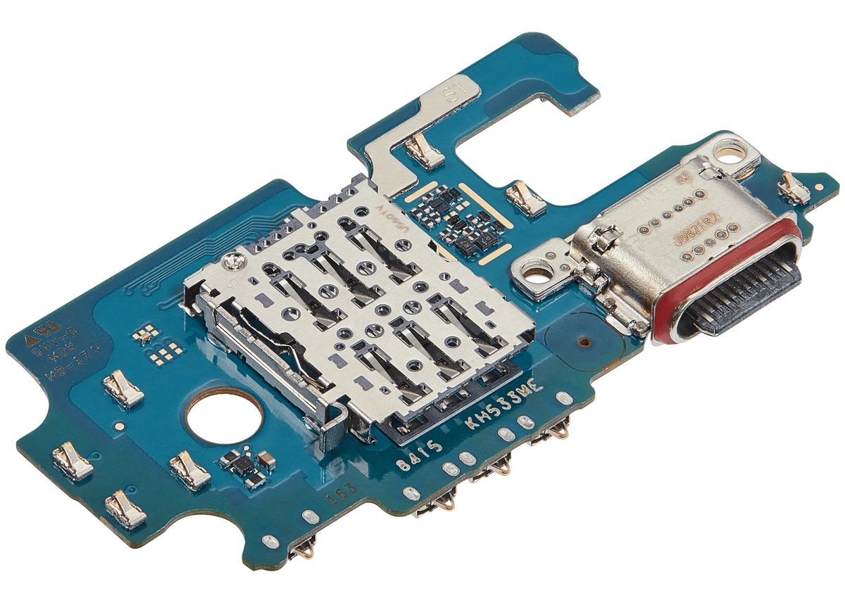 Samsung Galaxy S25 FE S731U US charging port board with SIM card reader - detail 4