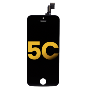 iPhone 5C screen replacement black premium
