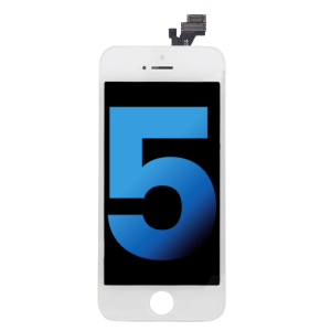 iPhone 5 LCD Screen Replacement Assembly - White ( Aftermarket )
