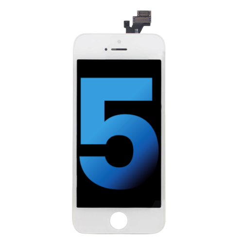 iPhone 5 screen replacement LCD white aftermarket