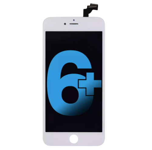 iPhone 6 Plus screen replacement LCD white aftermarket