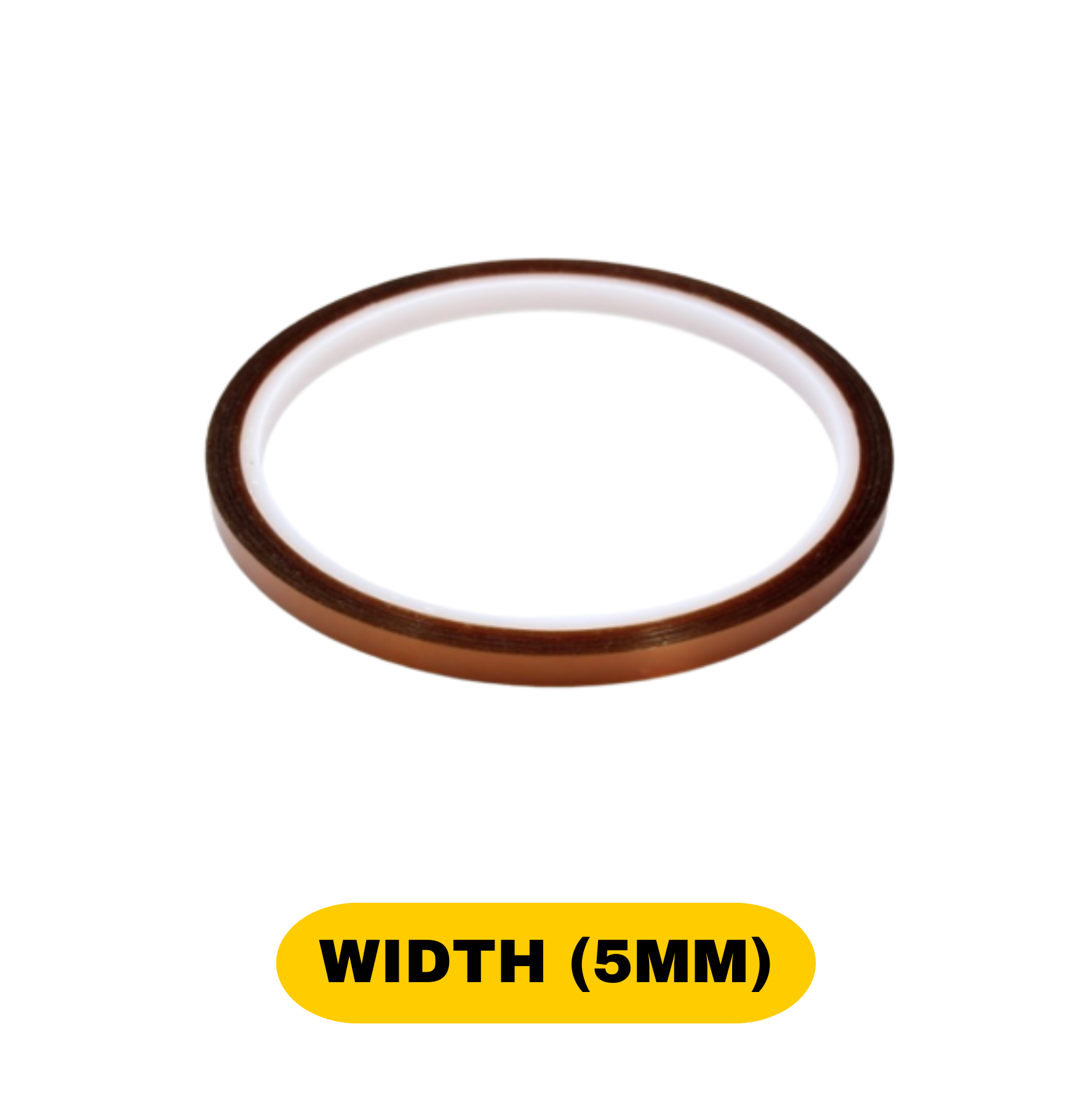 Heat Resistant Kapton Tape 5 mm × 22 m roll