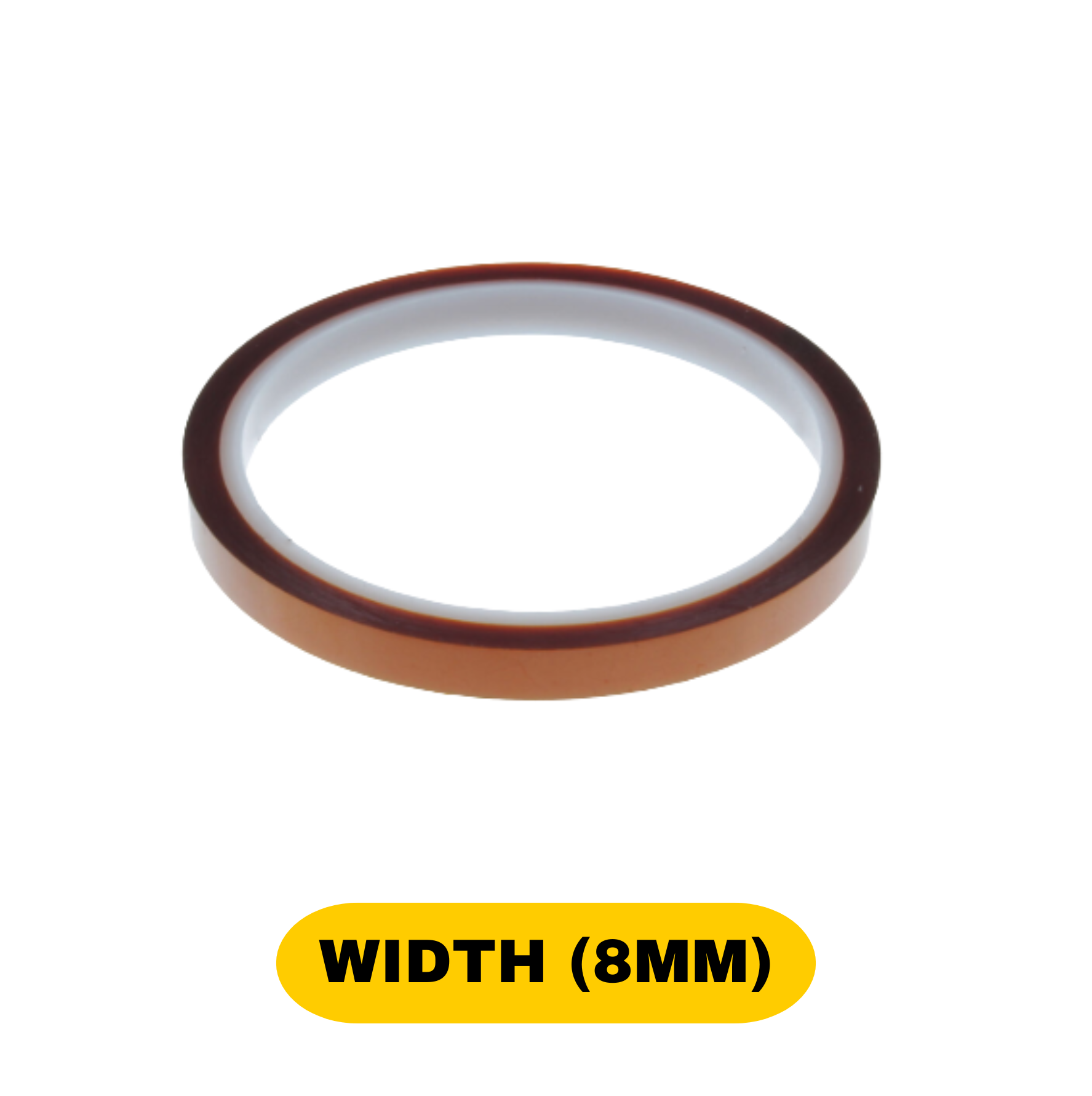 Heat Resistant Kapton Tape 8 mm × 22 m roll