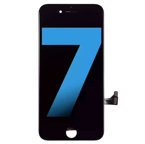 iPhone 7 Aftermarket Screen Black Front iPhone 7 screen replacement LCD black aftermarket display