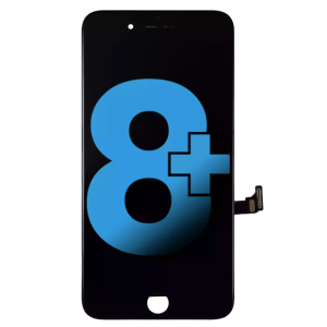 Black LCD replacement with digitizer for iPhone 8 Plus