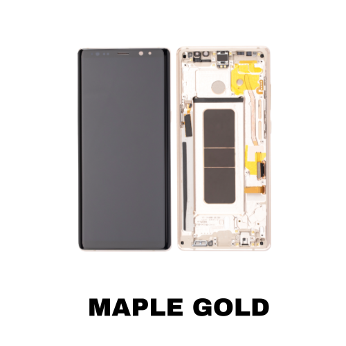 Samsung Note 8 OLED screen replacement Gold
