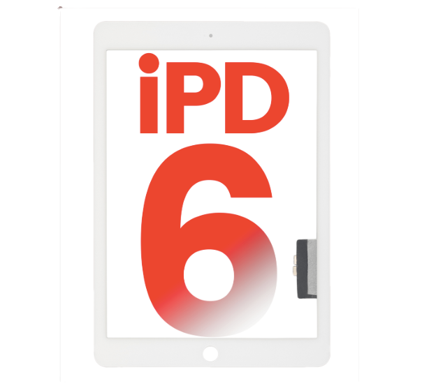 iPad 6 Digitizer Replacement White