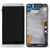 HTC One M7 LCD Screen and Digitizer Assembly with Frame - Silver