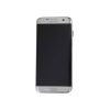 Samsung Galaxy S7 Edge G935 LCD Screen and Digitizer Assembly with Frame and G935W8 dock flex - Silver (OEM)