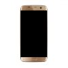 Samsung Galaxy S7 Edge G935 LCD Screen and Digitizer Assembly with Frame and G935W8 dock flex - Gold