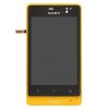 Sony Xperia Go ST27i Front Assembly - Yellow
