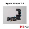 iPhone 5S Dock Connector Charging Port Headphone Jack Flex Cable - Black