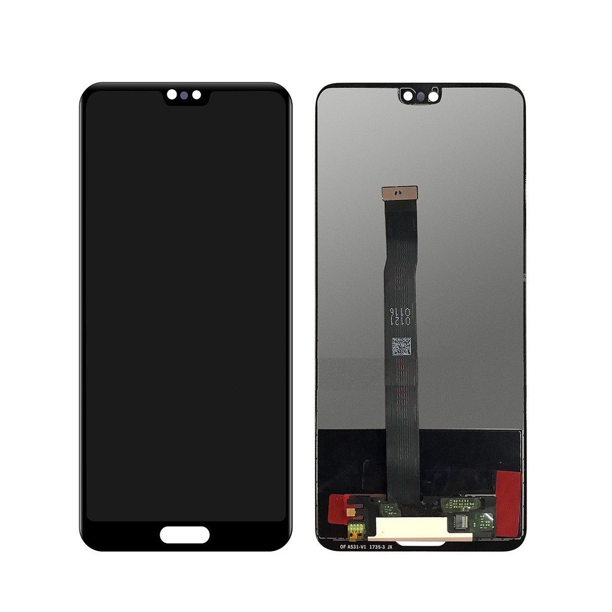 Huawei P20 Compatible LCD Display Touch Screen - Black