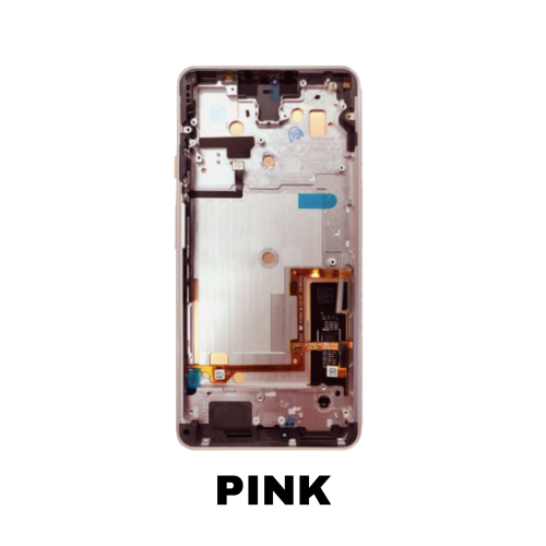 Google Pixel 3 XL OLED assembly with frame OEM - Pink