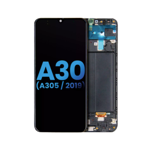 Samsung Galaxy A30 (A305 / 2019) LCD Screen Assembly With Frame