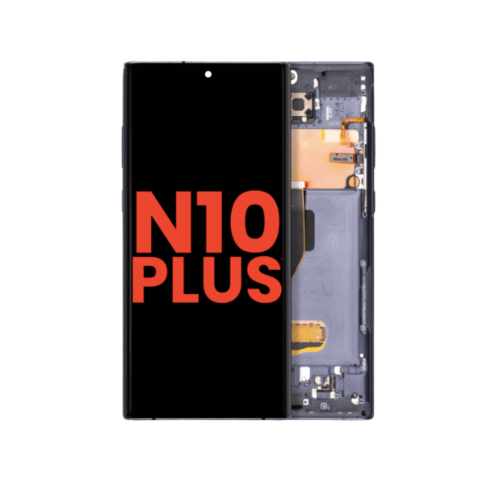 Samsung Galaxy Note 10 Plus OLED assembly with frame Aftermarket Plus