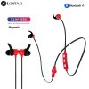 Magnetic Sport Wireless Bluetooth Earphones Gaming Noise cancelling Stereo Headset For iPhone Xiaomi Samsung Headphones - Color Black