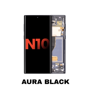 Samsung Note 10 OLED screen replacement Aura Black