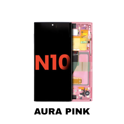 Samsung Note 10 OLED screen replacement Aura Pink