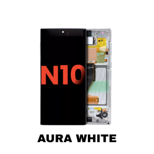 Samsung Note 10 OLED screen replacement Aura White