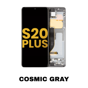Samsung Galaxy S20 Plus 5G OLED assembly with frame - Cosmic Gray