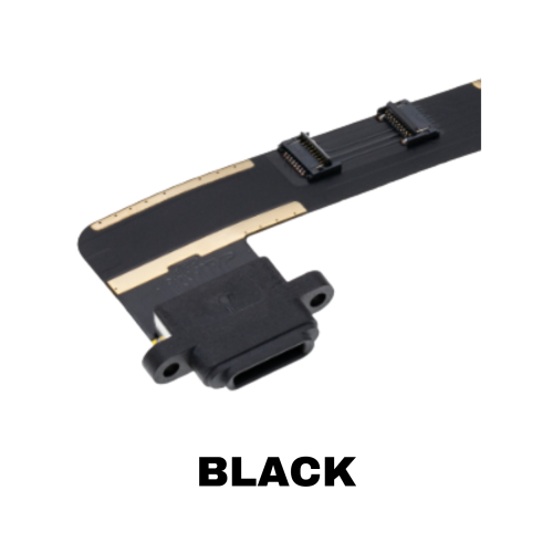 iPad 7 / 8 / 9 Charging Port Flex Cable Black