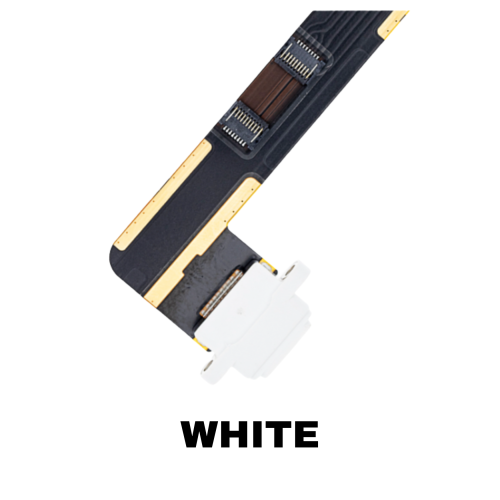 iPad 7 / 8 / 9 Charging Port Flex Cable White
