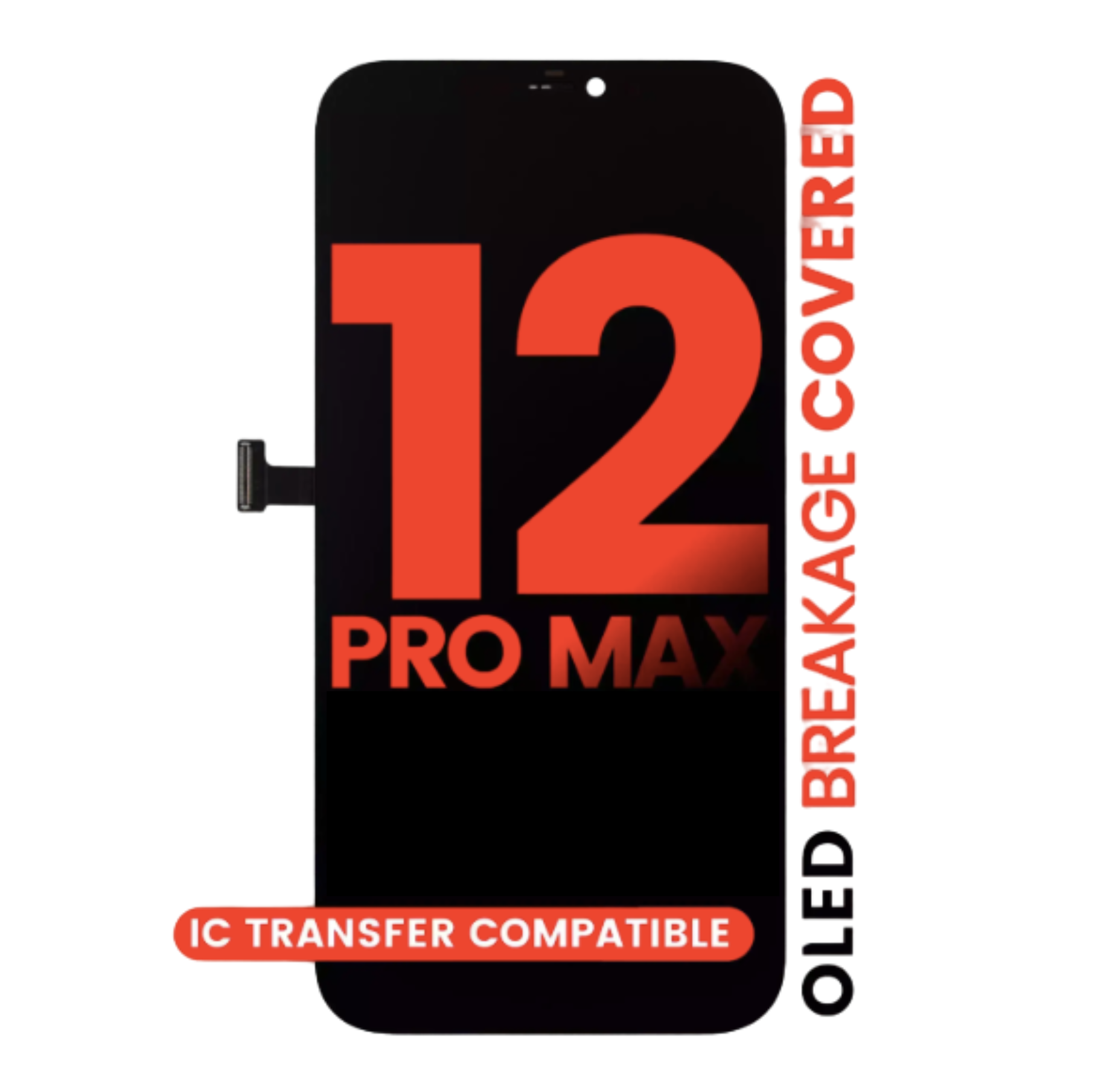 iPhone 12 Pro Max OLED Screen Replacement with Digitizer