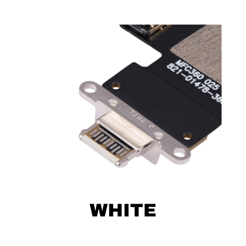 iPad Pro Charging Port Flex Cable Compatible 11 2018 2020 12.9 2018 2020 White