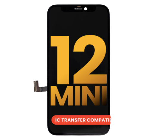 iPhone 12 Mini Screen Replacement LCD Screen Display Touch Screen Digitizer Assembly with Steel Plate Installed < OLED >