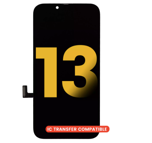 iPhone 13 Screen Replacement LCD Screen Display Touch Screen Digitizer Assembly with Steel Plate Installed < OLED >