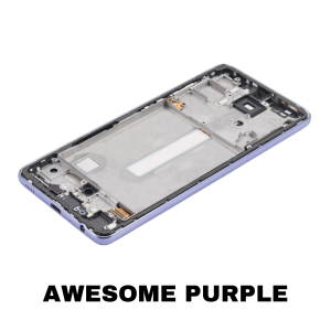 Samsung A52 screen replacement Awesome Purple