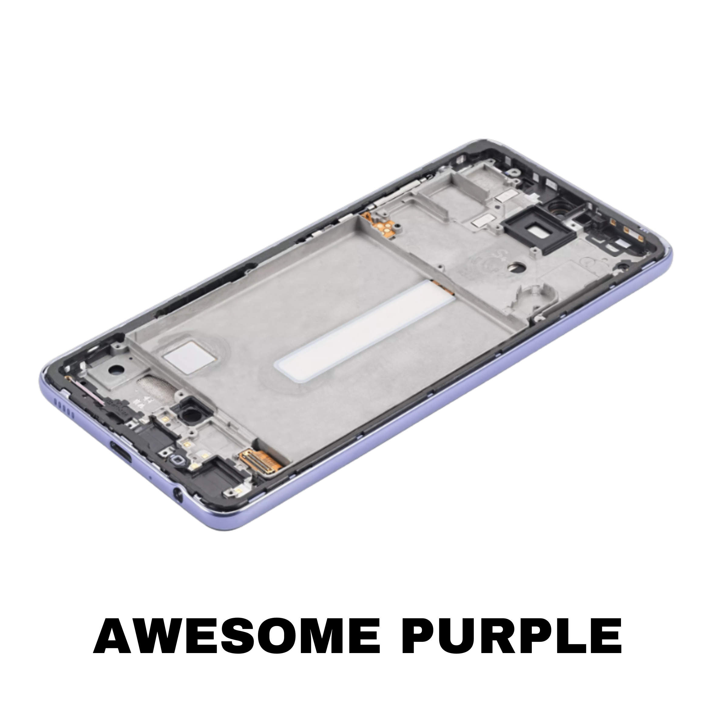Samsung A52 screen replacement Awesome Purple