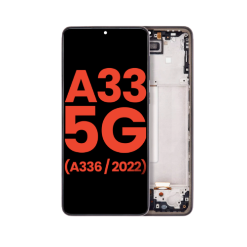 Samsung Galaxy A33 (A336/2022) OLED Screen Replacement Assembly with Frame (Aftermarket Plus)