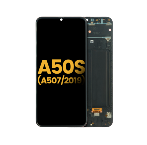 Samsung Galaxy A50s < A507/2019 > OLED Screen Replacement Assembly with Frame