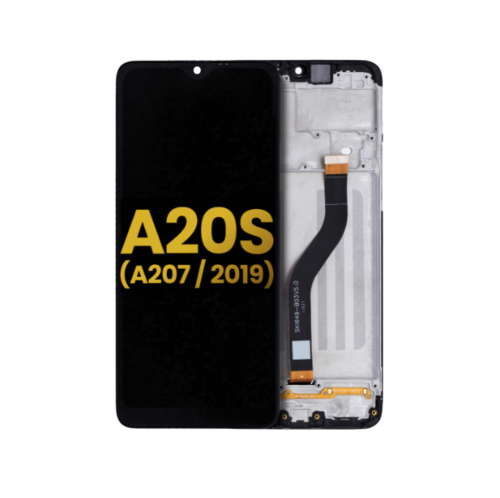 Samsung Galaxy A20s (A207 / 2019) OEM LCD Assembly With Frame