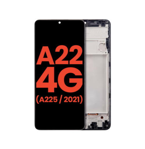 Samsung Galaxy A22 4G (A225 / 2021) OLED Screen Assembly With Frame