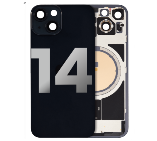 iPhone 14 Back Glass With Steel Plate With MagSafe Magnet Pre-Installed (Used OEM Pull: Like New)