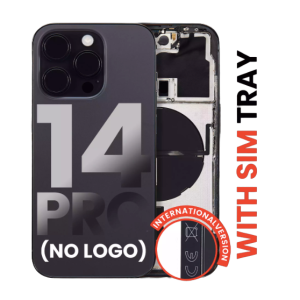 iPhone 14 Pro Back Housing W/ Small Pre-Installed (International Version) (No Logo)
