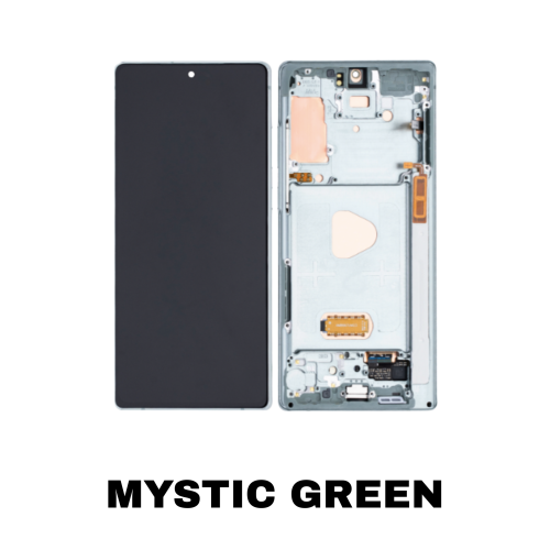 Samsung Note 20 5G OLED screen replacement Mystic Green