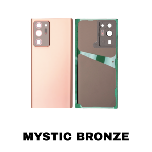 Samsung Galaxy Note 20 Ultra back cover glass with camera lens no logo Mystic Bronze